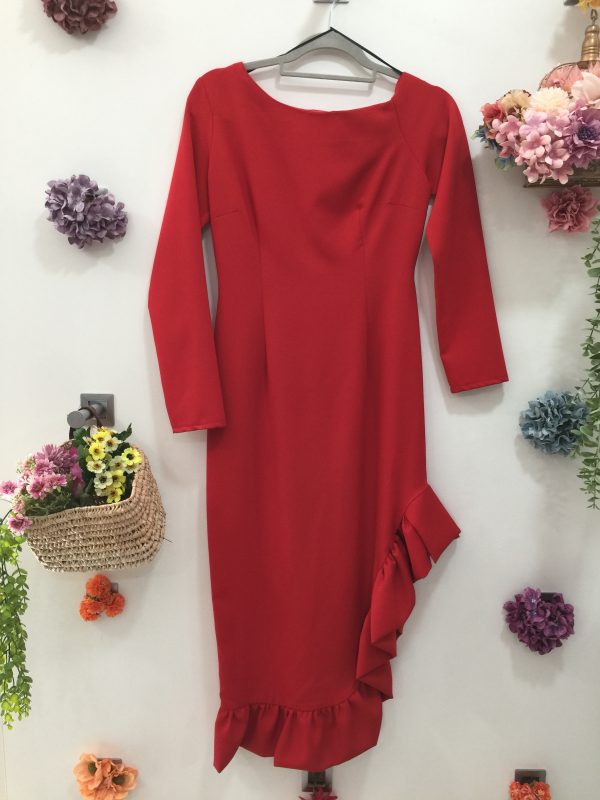 Vestido Loza - Rojo TALLA L (Ref:17277) - Imagen 2