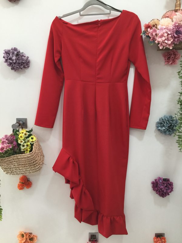 Vestido Loza - Rojo TALLA L (Ref:17277) - Imagen 3