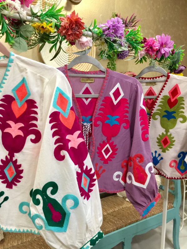 Chaqueta bordada – Malva (Ref:42891) - Imagen 3