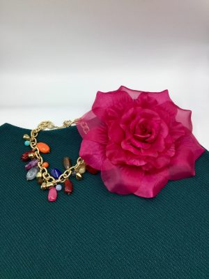 Flor Solapa Maxi - Fucsia (Ref:34155)