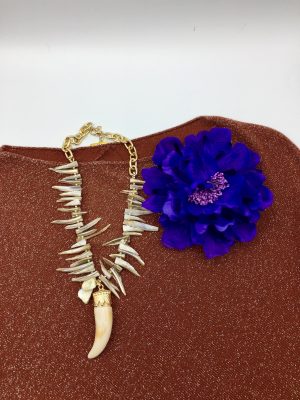 Flor solapa gasa - Morado azulado (Ref:43003)