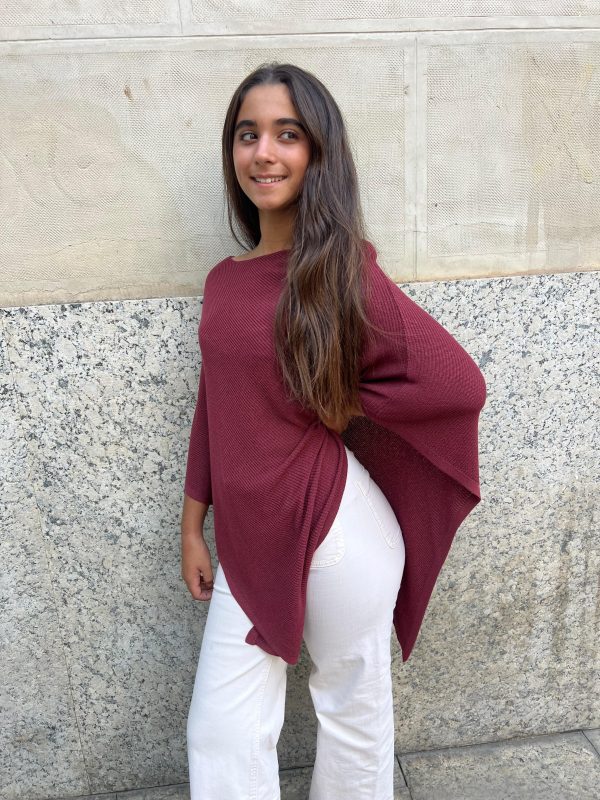 Poncho - Vino (Ref:42890) - Imagen 2
