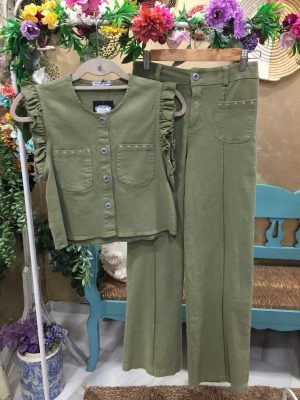 Conjunto denim Estrellas Petite-Cacería(Ref:42931)
