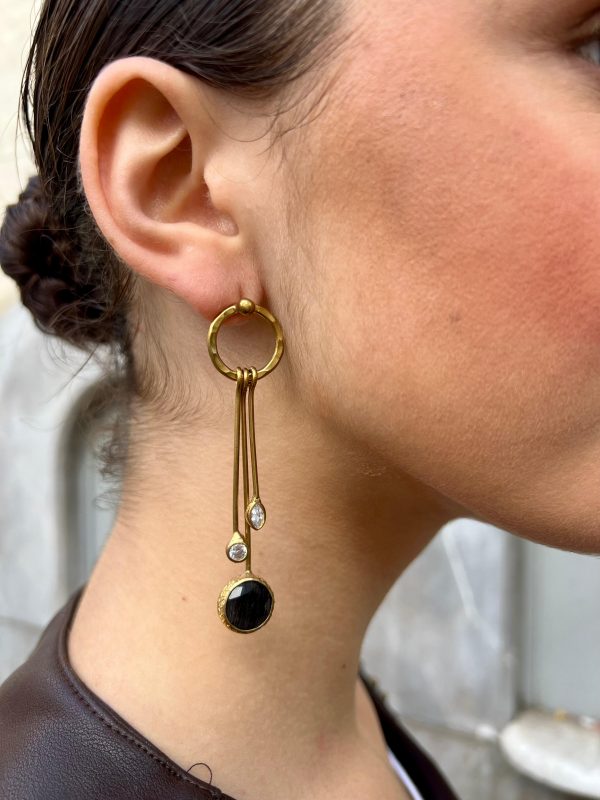 Pendiente oro turco (Ref:34252)