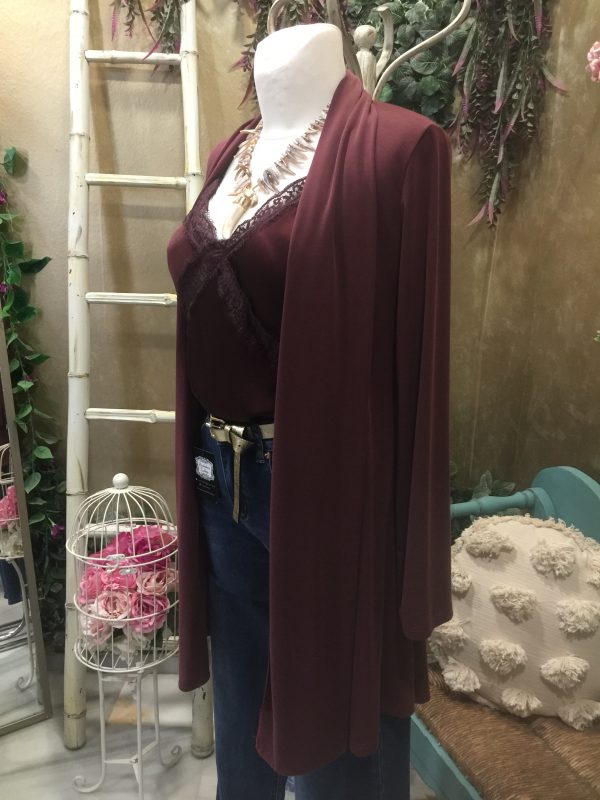 Chaqueta punto - Vino (Ref:34243) - Imagen 3