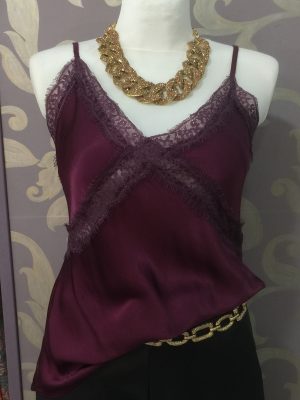 Top Lencero puntilla – Berenjena (Ref:33987)