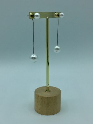 Pendiente Dama - acero- (Ref:34840)