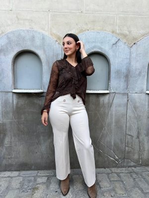 Pantalón punto - Beige (Ref:42960)