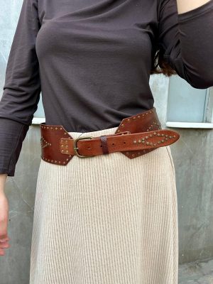 Cinturón fajín cuero (Ref:43070)