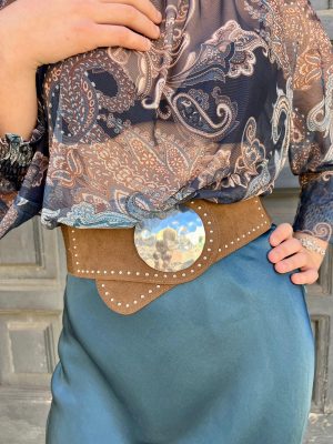 Cinturón Chapa - Marrón (Ref: 43171)