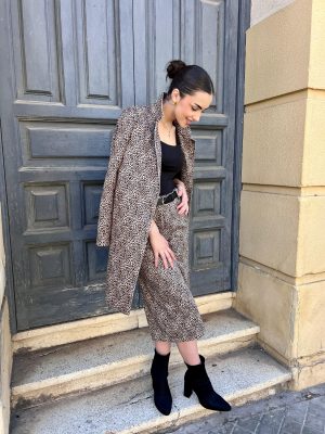 Abrigo 3/4 Print animal (Ref:43126)