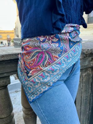 Pañuelo Cashemir - Azul (Ref:43199)