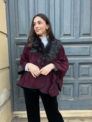 Capa Jaspeada - Burdeos (Ref:43169)