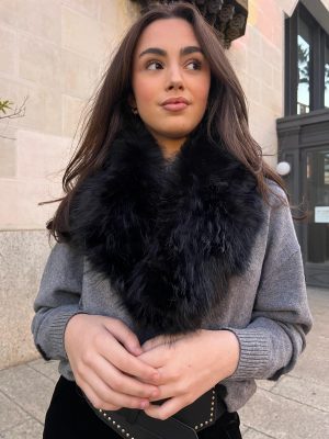 Estola pelo - Negro (Ref:43252)