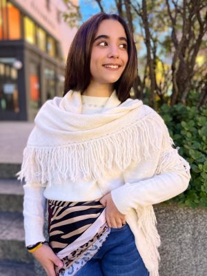 Pico punto suave mezclilla – Hueso (Ref:43242)