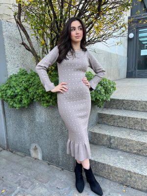 Vestido Canalé - Topo (Ref:43157)