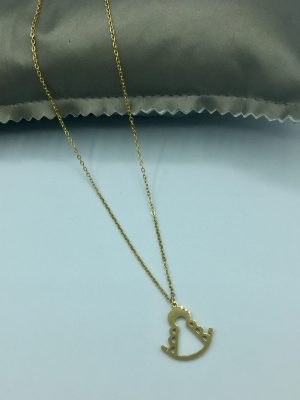 Gargantilla Virgen del Rocío, silueta - Acero(Ref:43229)