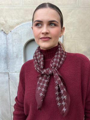 Pañuelo COCO -Burdeos (Ref:43272)