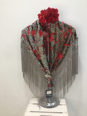 Mantoncillo adulto Bi-material – Rojo-Plata (Ref:42902)