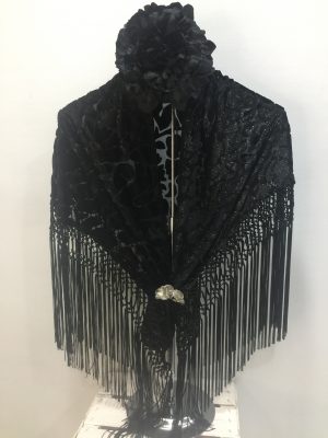 Mantoncillo adulto Bi-material – Negro brillo (Ref:43357)