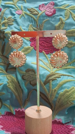 Pendiente flamenca ondas (Ref:43403)