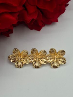 Broche triple flor (Ref:34466)