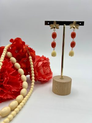 Pendiente -bicolor (Ref:43390)