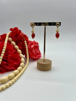 Pendiente mini bi-color (Ref:43381)