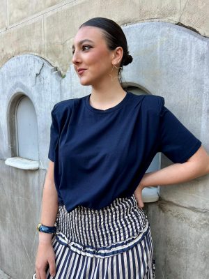 Camiseta hombrera - Marino (Ref:43591)