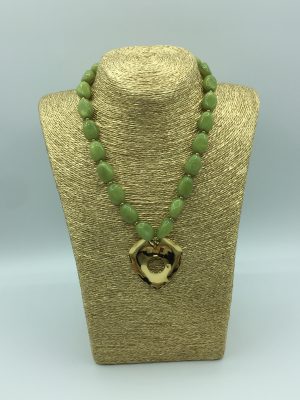 Collar medallón - Pistacho (Ref:43710)