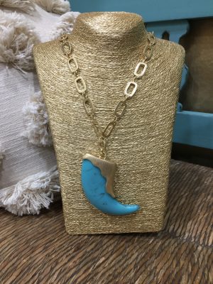 Collar Dentina largo – Turquesa (Ref:43716)