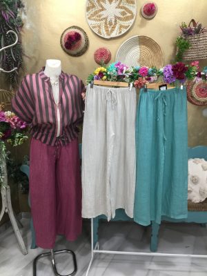 Pantalón 100% Lino (Ref:44088)