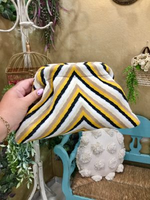 Bolso rayas - Multi Mostaza (Ref:44160)