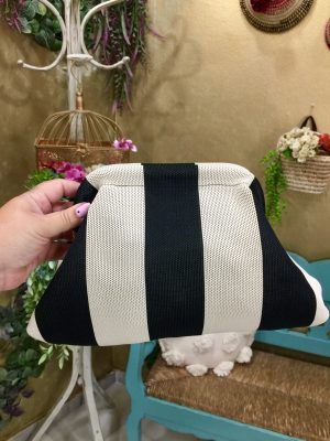Bolso rayas - Negro (Ref:44160)