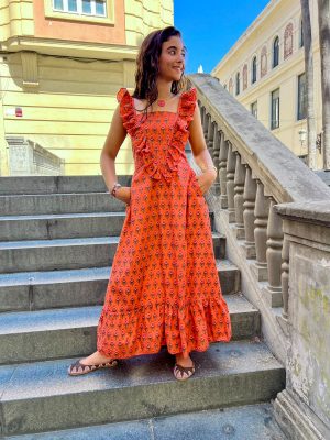 Vestido Mindanao - Coral (Ref:44238)