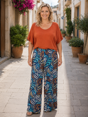Pantalón punto seda fría42/46- Julie (Ref:43950)
