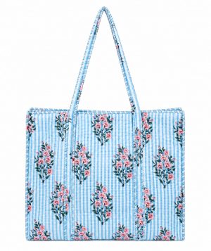 Bolso rayas flores (Ref:44253)