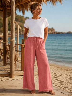 Pantalón 100% Algodón - Terracota (Ref:44288)