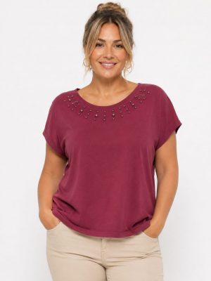 Camiseta Tachas - Vino (Ref:44242)